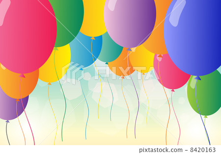Colorful balloons for a party Colorful balloons for a party 8420163