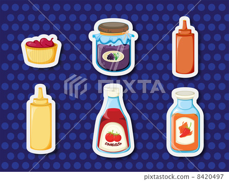 Stickers of foods 8420497