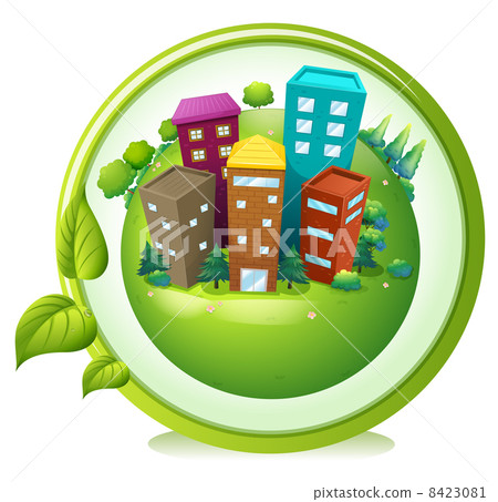 An aerial view of the tall buildings of the planet earth An aerial view of the tall buildings of the planet earth 8423081