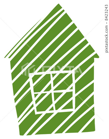 A sketch of a small house A sketch of a small house 8423243