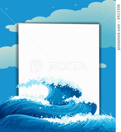 The wave and an empty sheet The wave and an empty sheet 8423306
