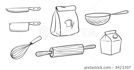 Different kinds of baking tools Different kinds of baking tools 8423307