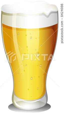 A glass of cold beer A glass of cold beer 8424086