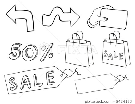 Different doodle signs 8424153