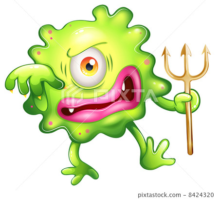 A horrified looking green monster A horrified looking green monster 8424320
