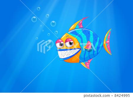 A big smiling fish in the ocean A big smiling fish in the ocean 8424995