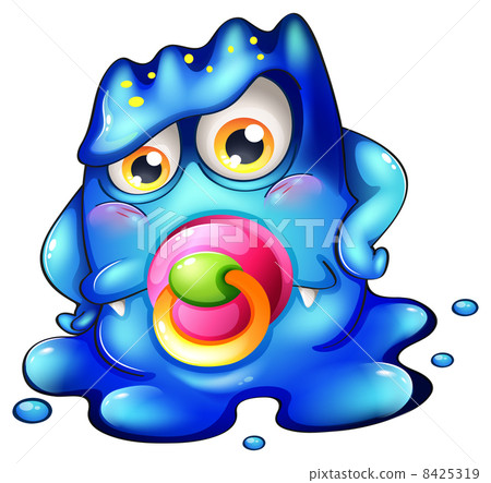 A blue baby monster 8425319