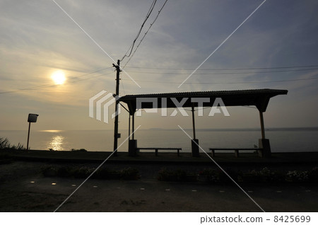 黃昏的Shimonade站 黃昏的Shimonade站 8425699