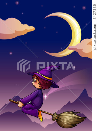 witch on a broom witch on a broom 8427386