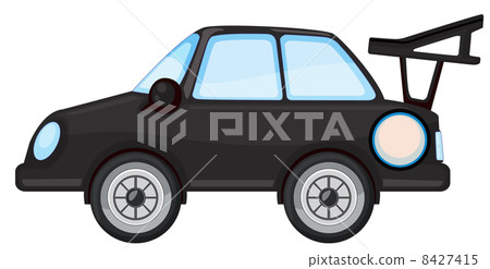 Isolated toy car on white 8427415