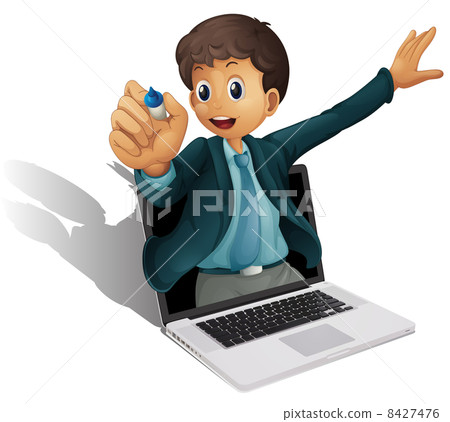 laptop and man 8427476