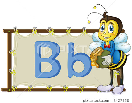 Alphabet letter on a canvas Alphabet letter on a canvas 8427558