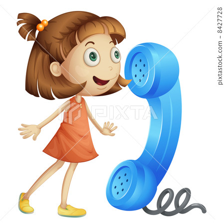 a girl with receiver a girl with receiver 8427728