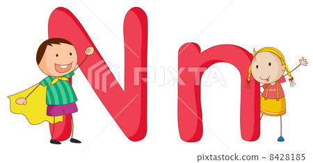 Kids in the letters series 8428185