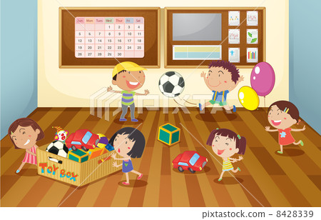 kids in class room 8428339