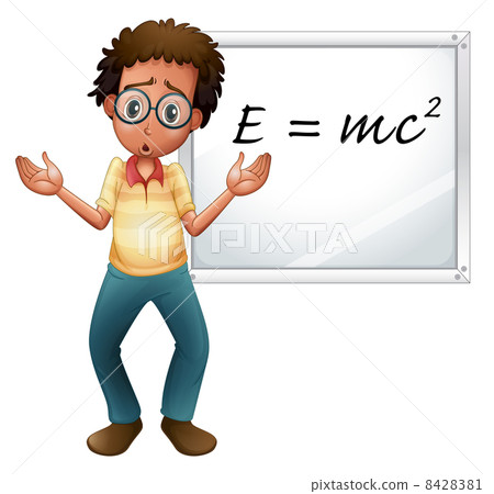 boy showing white board 8428381