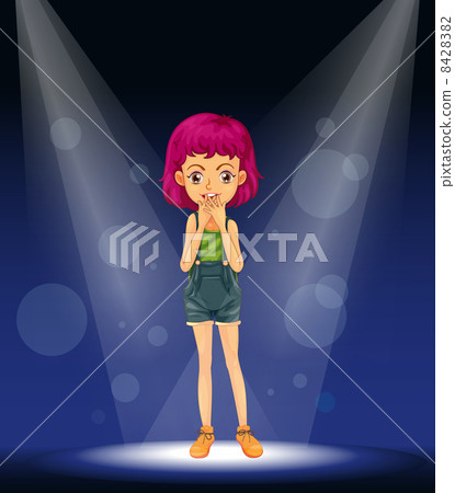 a girl performing on stage 8428382