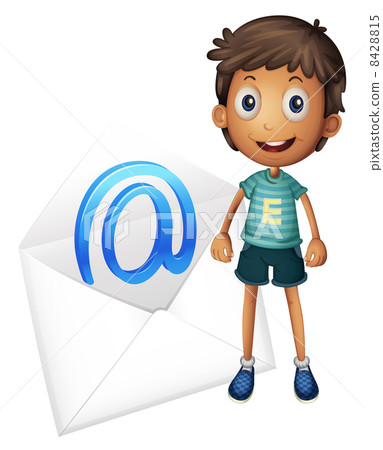 boy with envelop 8428815