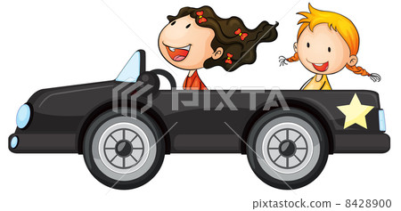 Girls and a car 8428900