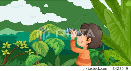 Boy in a forest Boy in a forest 8428949