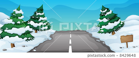 snowy landscape 8429648