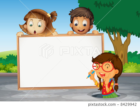 kids and white board kids and white board 8429942