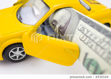 car cost concept, macro car cost concept, macro 8436584