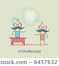 orthodontist says to a patient about tooth 8437632