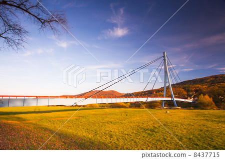 Autumn landscape in Dobrichovice 8437715
