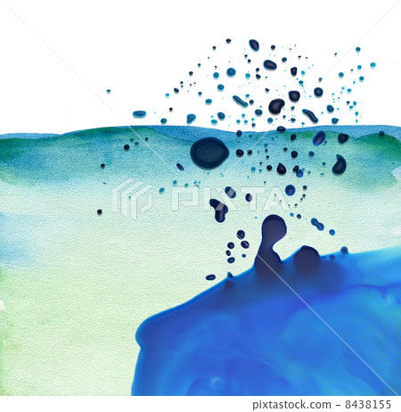 Abstract watercolor painted background 8438155