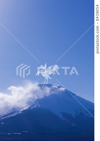 Mount Fuji and Pegasus 8439054
