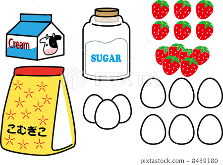 Cake material 8439180