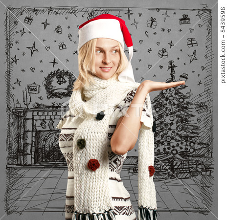 Woman Waiting For Christmas 8439598