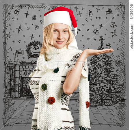 Woman Waiting For Christmas 8439606