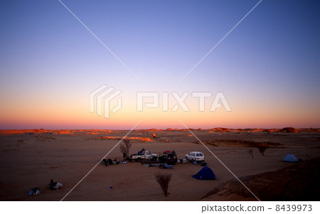 在沙漠中營地 8439973