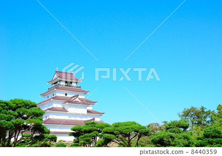 aizu wakamatsu castle, uesugi clan, aizu castle 8440359
