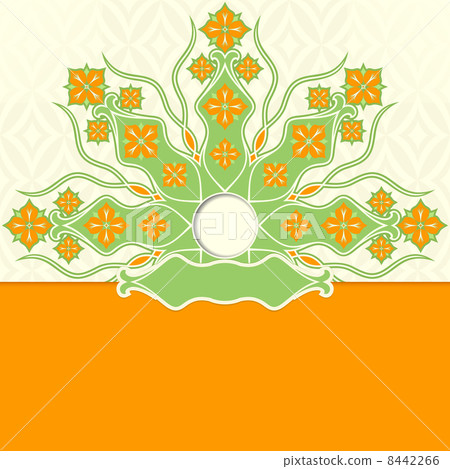 Decorative floral background Decorative floral background 8442266