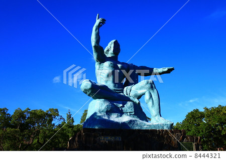 Nagasaki Peace Memorial Statue Nagasaki Peace Memorial Statue 8444321