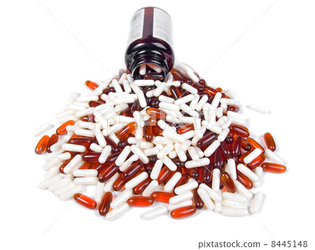 pills in bottle pills in bottle 8445148