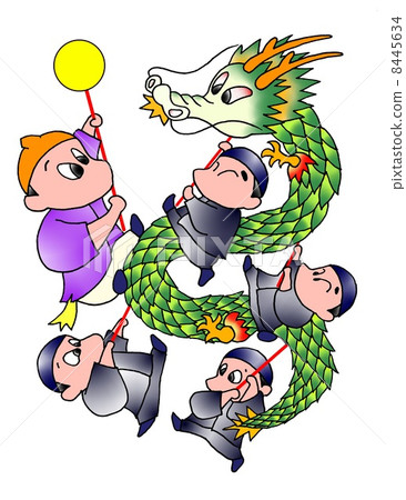 Dragon dancing 8445634