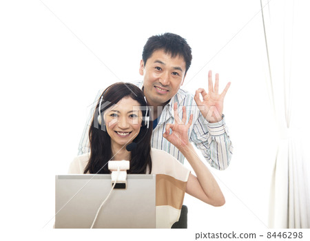 在線英語對話OK標誌 在線英語對話OK標誌 8446298