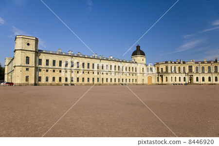 Russia, Gatchina, parade-ground before palace.. Russia, Gatchina, parade-ground before palace.. 8446920