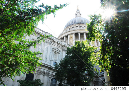 St. Paul's Cathedral in green St. Paul's Cathedral in green 8447295