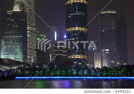 Guangzhou International Finance Center near Pearl river 8449281
