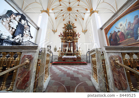 Interior of Trinitatis Kirke in Copenhagen, Denmark. Beautiful o Interior of Trinitatis Kirke in Copenhagen, Denmark. Beautiful o 8449525