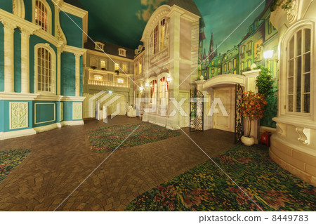 MOSCOW - JAN 26: Banquet hall Place de Paris in Korston Hotel, J MOSCOW - JAN 26: Banquet hall Place de Paris in Korston Hotel, J 8449783