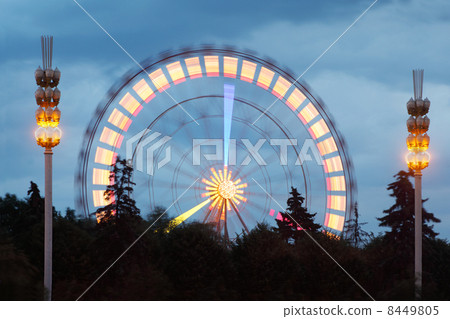 Ferris wheel at exhibition of Achievements of National economy, 8449805