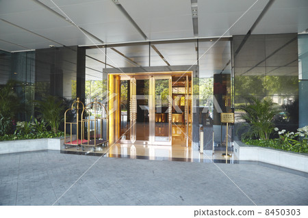 Hotel entrance. 8450303