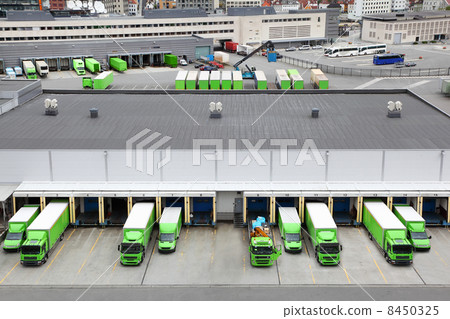 BERGEN - JUNE 27: Trade trucks on JUNE 27, 2011 in Bergen, Norwa 8450325