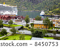 FLAM - JULY 27: Ships Costa Luminosa, Lady Elisabeth and Fjord K 8450753